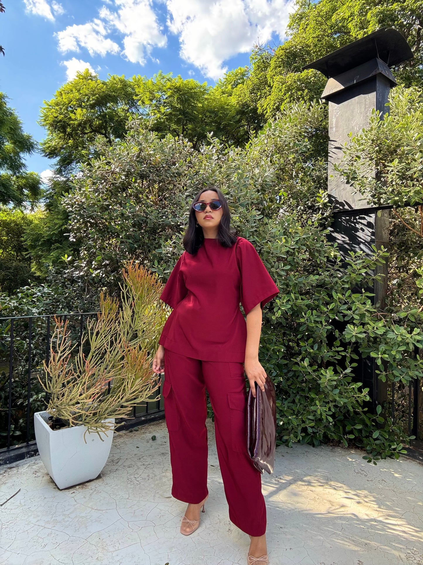 Asmara Set - Maroon