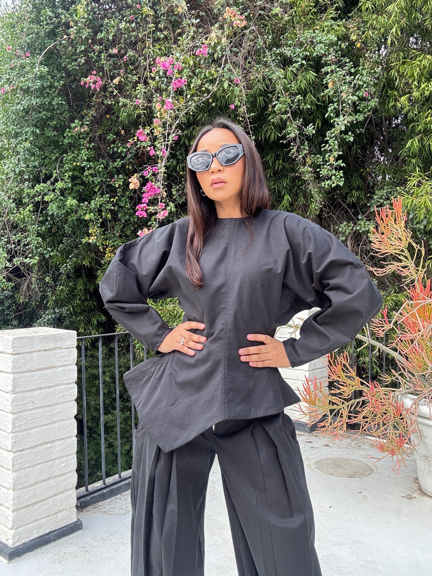 Elle - Set - sculptured long sleeve